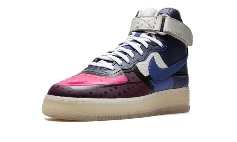 Nike Lifestyle Air Force 1 High '07 Premium 'Thunder Blue Pink Prime'